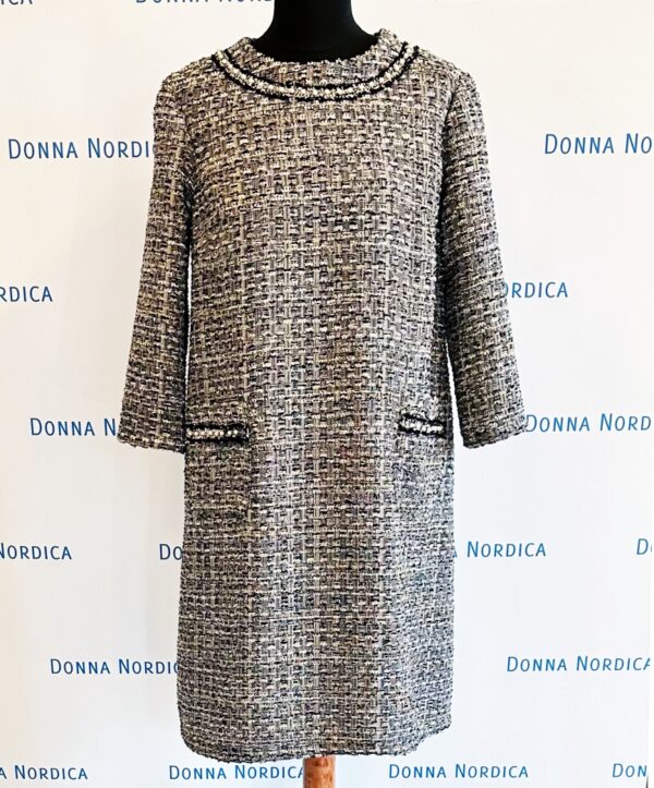 tweed grey classiic dress