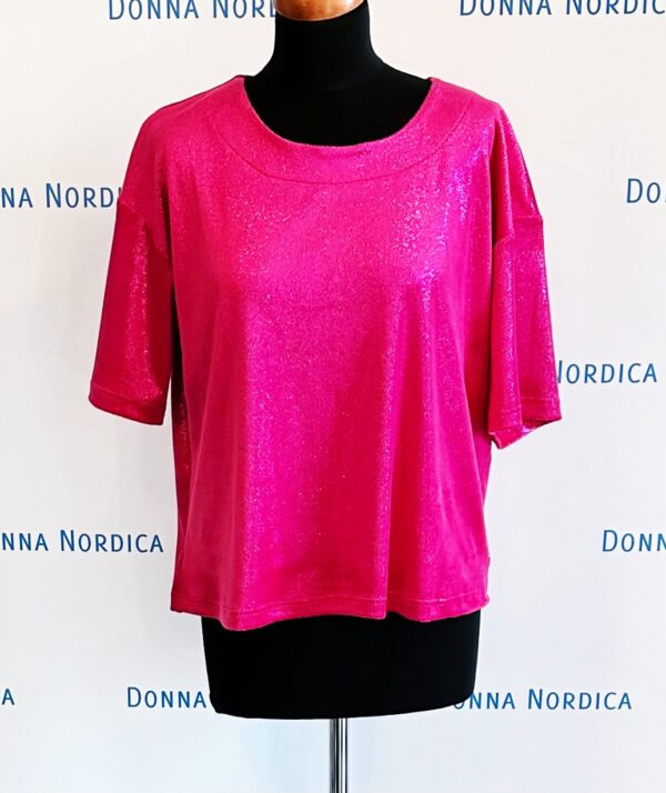 pink sparkle t-shirt top velvet