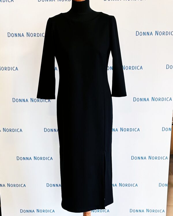 black dress viscose Donna Nordica