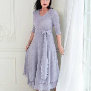 lavendel crepe maxi dress