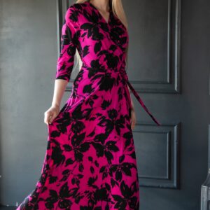 VISCARIA_40 wrap dress